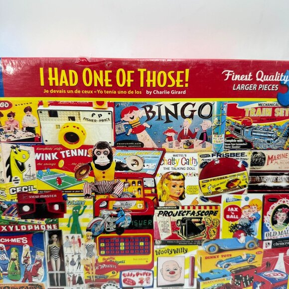 White Mountain I HAD ONE OF THOSE! by Charlie Girald 1000 Large Toy Piece Puzzle - Picture 4 of 16